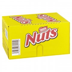 Nuts (Натс) Milchschokolade (31,5 %), Karamell (20 %) und einer Fullung mit Haselnussen (11 %) Шоколадные батончики 24 шт. x 42 г