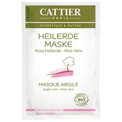 Cattier Rosa Heilerde Maske fur empfindliche Haut Маска из розовой глины для чувствительной кожи 12,5 мл