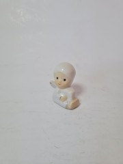 Weibe Porzellan Taiwan Фигурка ангела хранителя "Младенец с двумя маленькими крыльями", 4см x 5см, Тайвань, 1960-70гг.