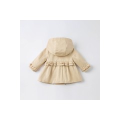 Dave Bella Eleganter Trenchcoat mit Kapuze fur Madchen Элегантный тренч с капюшоном для девочки