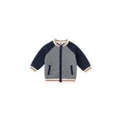 Dave Bella Navy Baumwoll-Jacke fur Jungen Хлопковая куртка темно-синего цвета для мальчиков