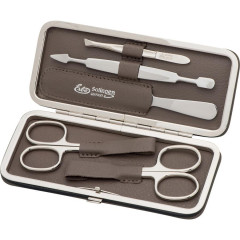 ERBE Bugel-Etui, 5-teilig, Taupe Футляр для стекляруса, 5 предметов, серо-коричневый