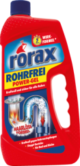 rorax Средство удаления засоров в сантехнике Power-Гель, 1 л