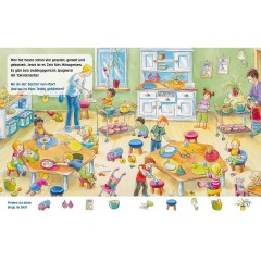 Carlsen Verlag Unkaputtbar: Mein erstes Wimmelbuch: Ein Tag in der Kita Несокрушимый: Моя первая книга поиска предметов: День в детском саду