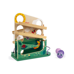 Janod Kugelbahn Raupe (Holz) Гусеница Marble Run (дерево)