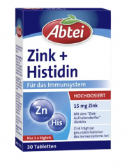 ABTEI Zink+Histidin 30 Tabletten цинк + гистидин для иммунитета, 30 шт