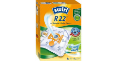 Swirl Swirl Staubsaugerbeutel R22 EcoPor 4 Beutel + 1 Filter, fur Rowenta, Alaska und Fakir Вихревые мешки для пылесоса R22 EcoPor 4 мешка + 1 фильтр, для Rowenta, Alaska и Fakir