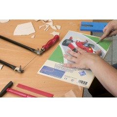 Pebaro Laubsagevorlage Kleiner Pilot Шаблон лепнины Little Pilot