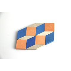 Wissner aktiv lernen Geometrische Legeplattchen Pattern Blocks (40 Teile) Блоки с геометрическим узором (40 штук)