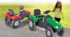Jamara Ride-on Traktor Big Wheel 12V rot Мототягач Big Wheel 12V красный