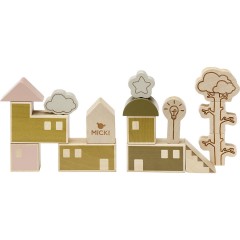 Micki MICKI BAUKLOETZE PREMIUM 23 STK СТРОИТЕЛЬНЫЕ БЛОКИ MICKI PREMIUM 23 ШТ.