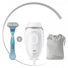 Braun IPL System quot;Silk-expert Pro PL1124 + Venus Rasiererquot; in Weiss/Silber  Система IPL &amp;quot;Silk-expert Pro PL1124 + Venus Shaver&amp;quot; белый/серебристый