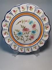 Saljo Crespo, Салджо Креспо Блюдо керамическое с яркими цветами, 28см, Испания